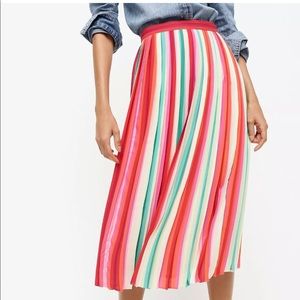 JCrew pleated skirt